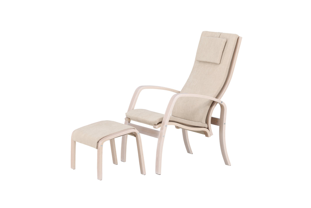 Grötö Loungefåtölj Ljusgrå