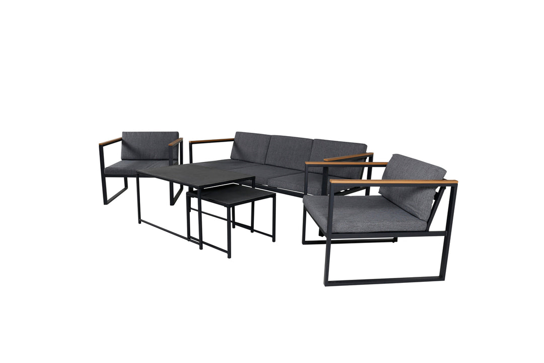 Dakar Soffgrupp Svart Svart