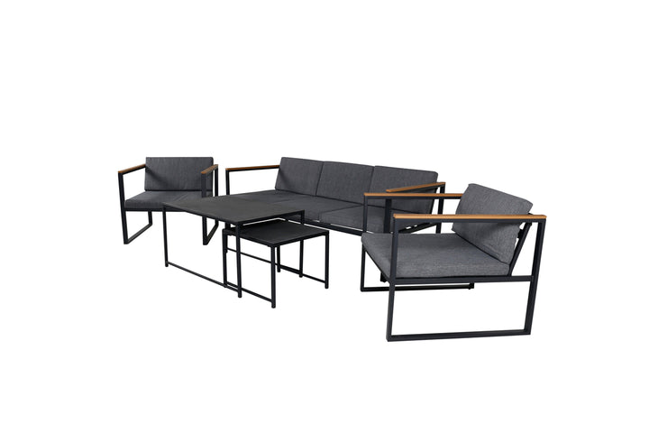 Dakar Soffgrupp Svart Svart