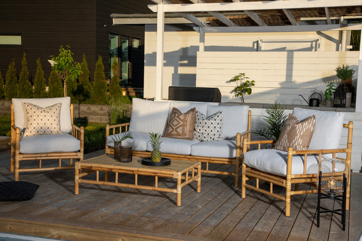 Cane Fåtölj Ljusgrå