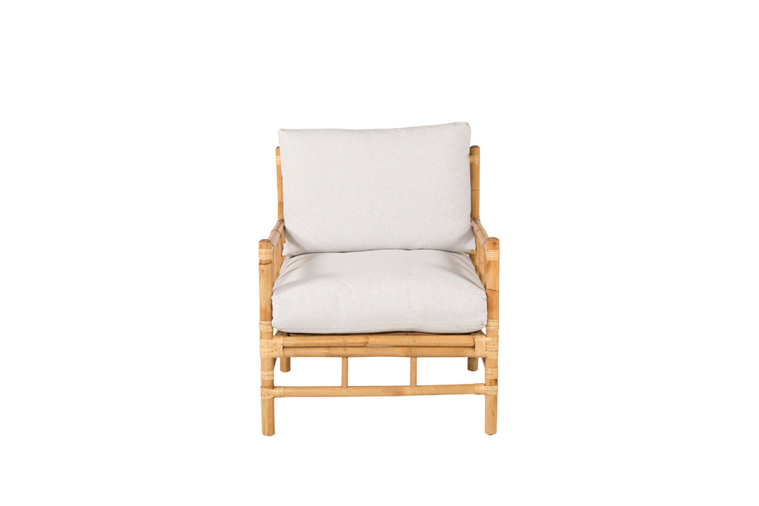 Cane Fåtölj Ljusgrå