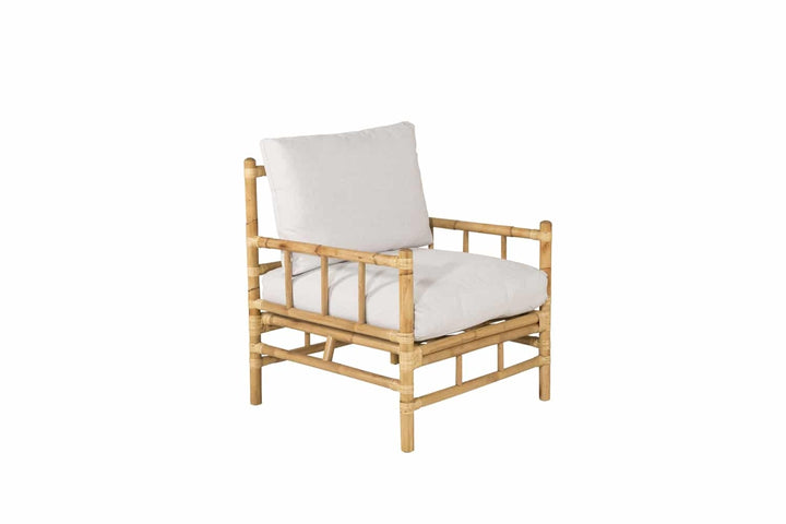 Cane Fåtölj Ljusgrå