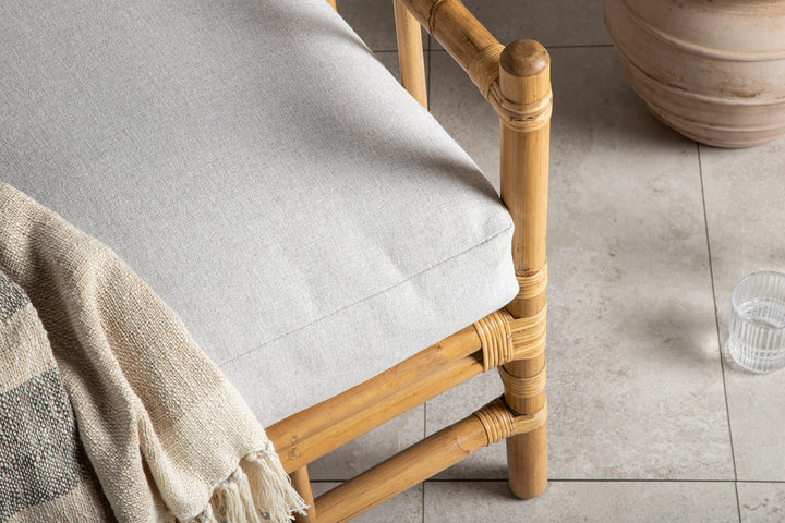 Cane Fåtölj Ljusgrå