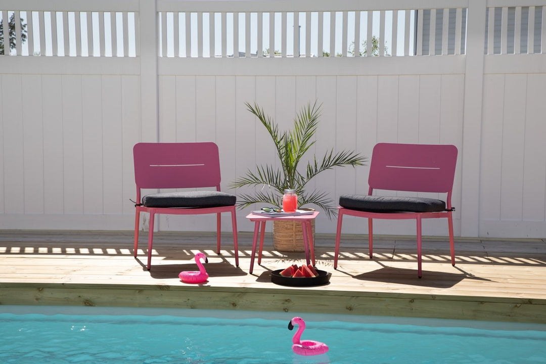 Lina Loungefåtölj Rosa