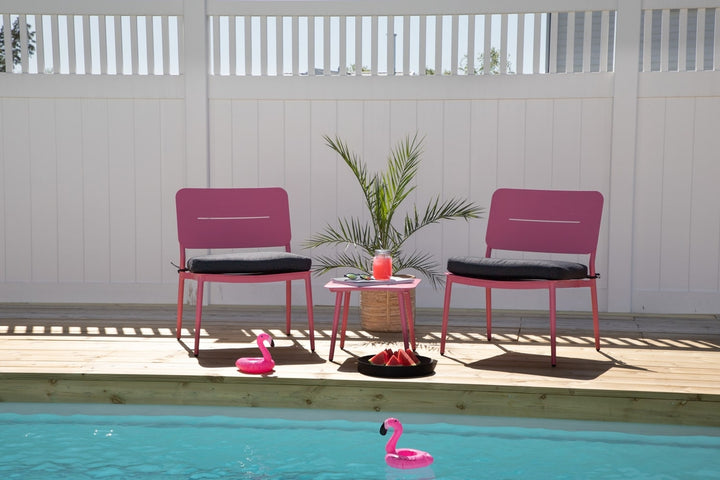 Lina Loungefåtölj Rosa