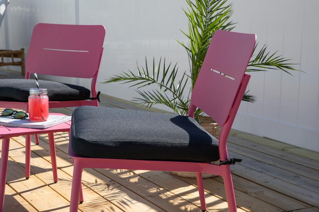 Lina Loungefåtölj Rosa