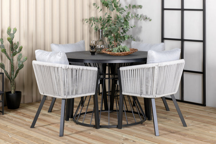 Virya Matstolar 2-pack Svart