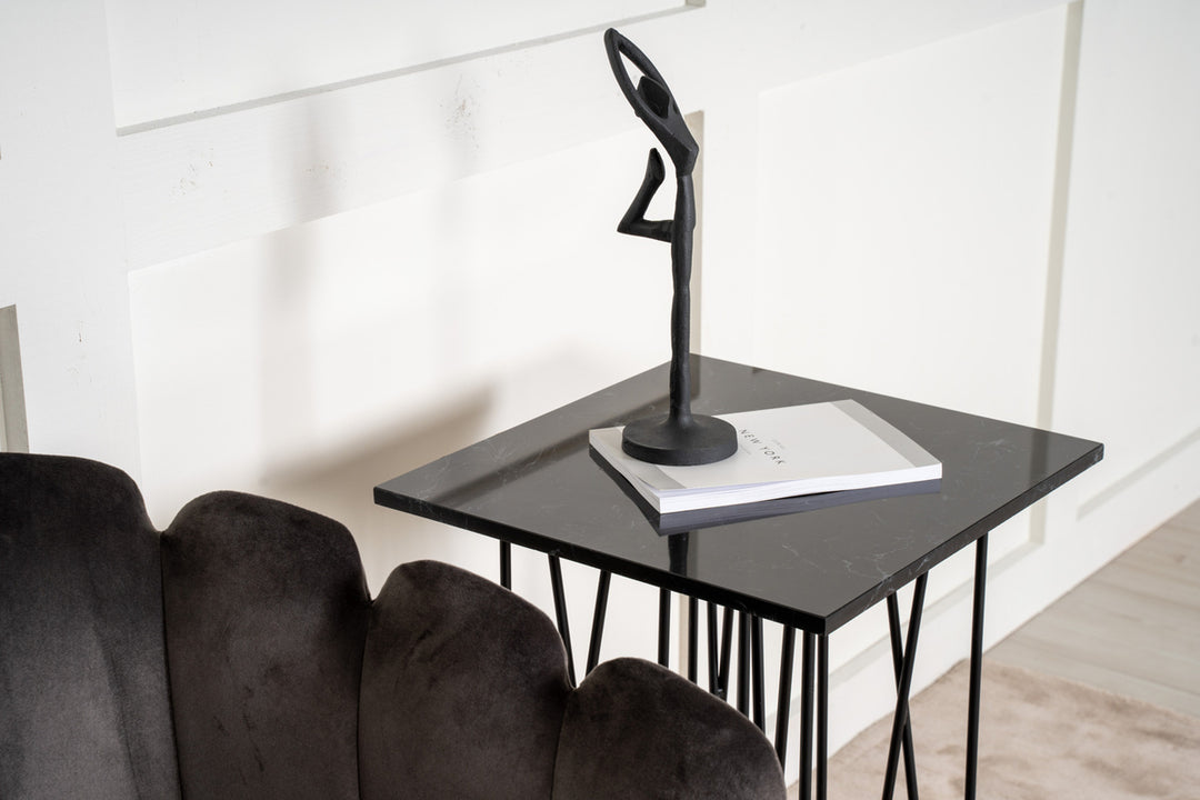 Stone Sidobord Svart