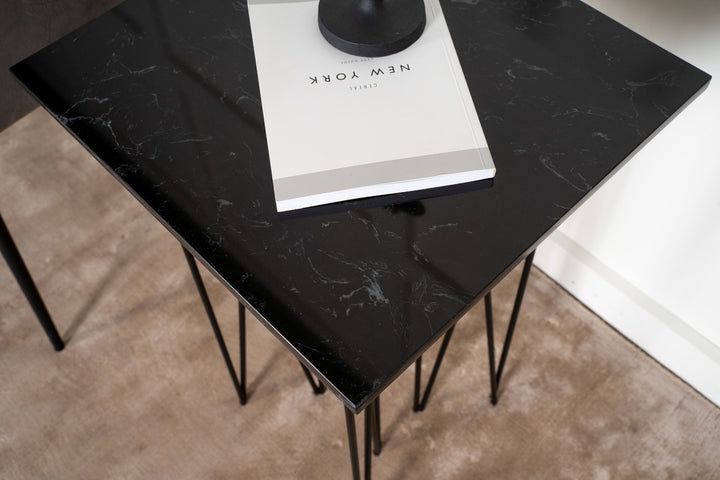 Stone Sidobord Svart