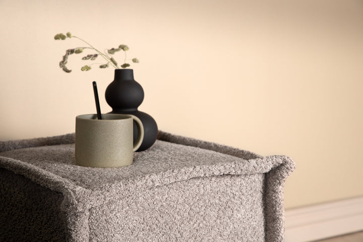 Castine Sittpuff Ljusgrå