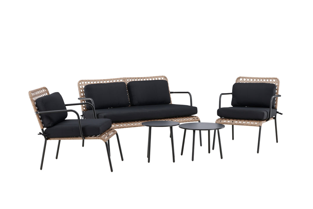 Paola Soffgrupp Svart/Natur