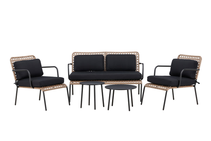 Paola Soffgrupp Svart/Natur