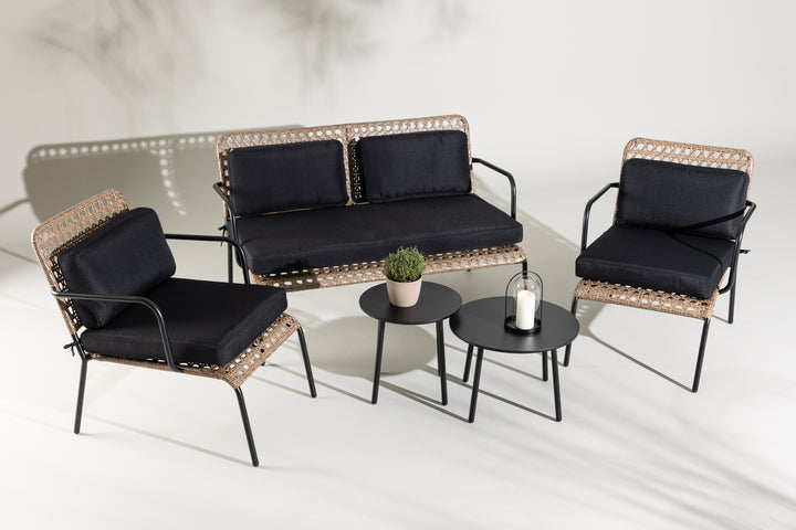 Paola Soffgrupp Svart/Natur