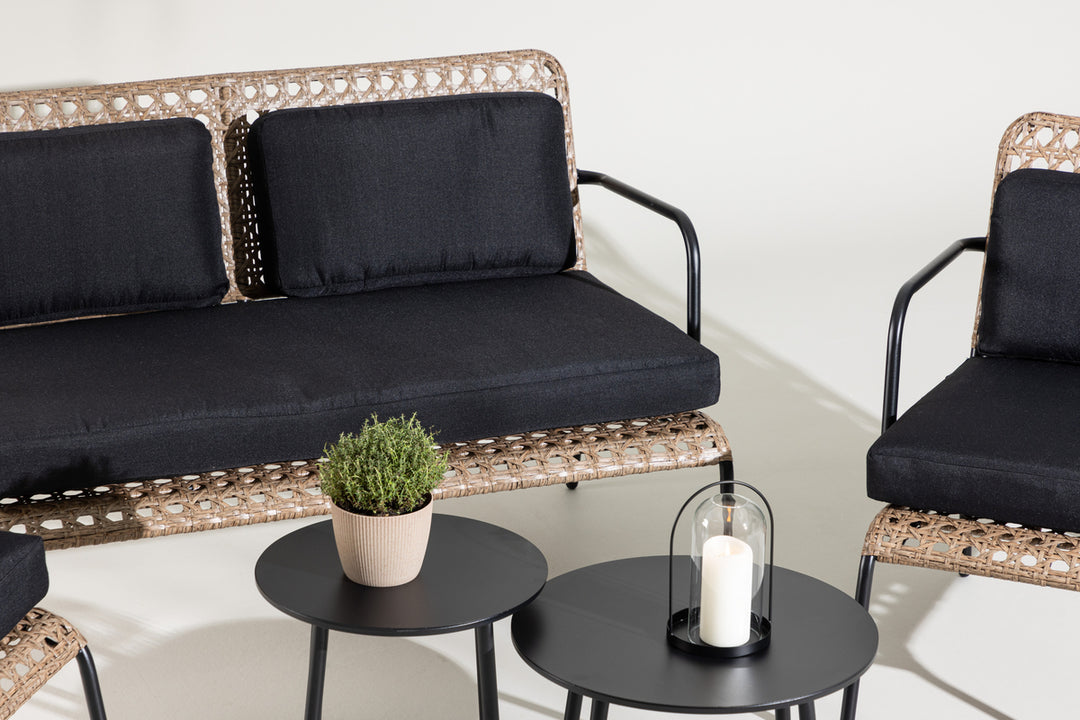 Paola Soffgrupp Svart/Natur