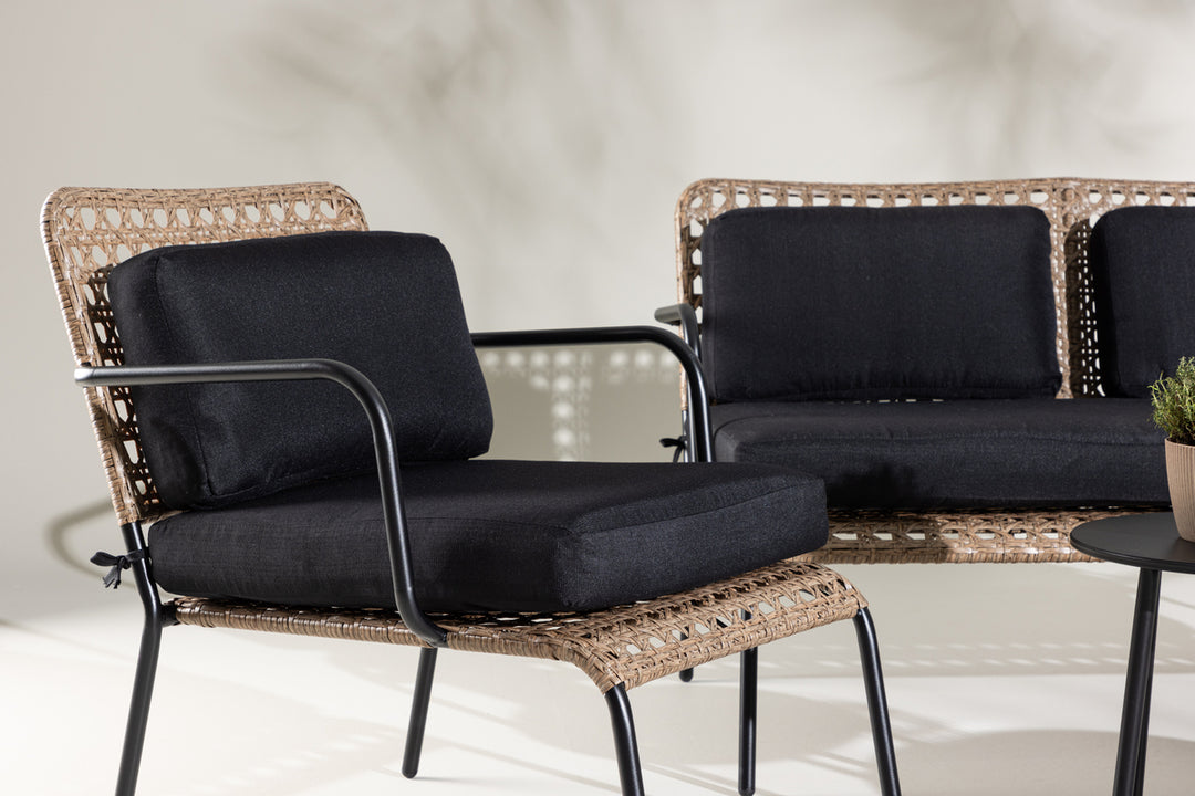 Paola Soffgrupp Svart/Natur