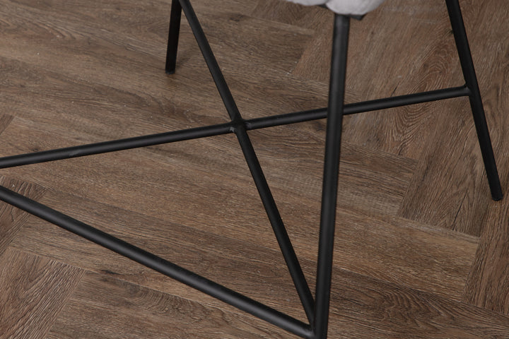 Velvet Barstol Mörkgrå