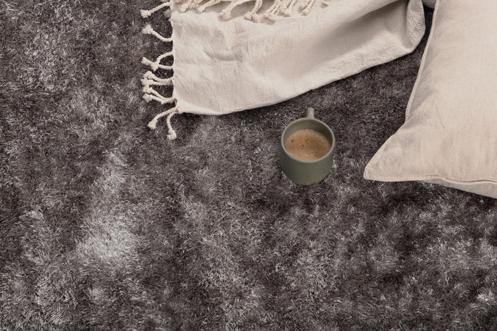 Mattis Rund Matta Grå