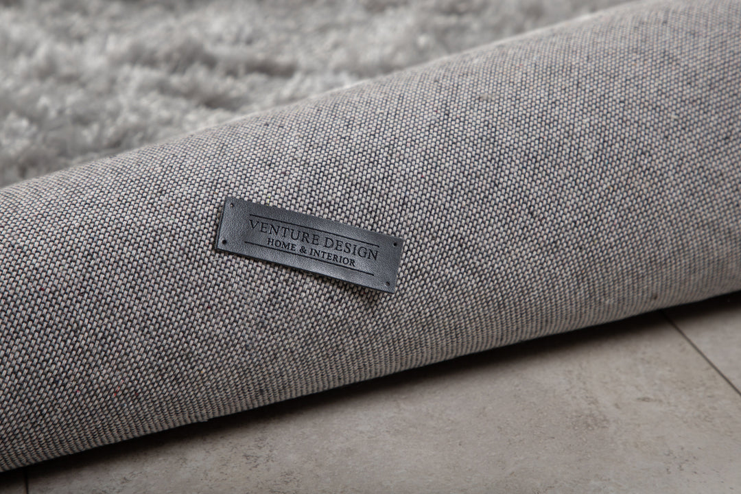 Natta Rund Matta Grå