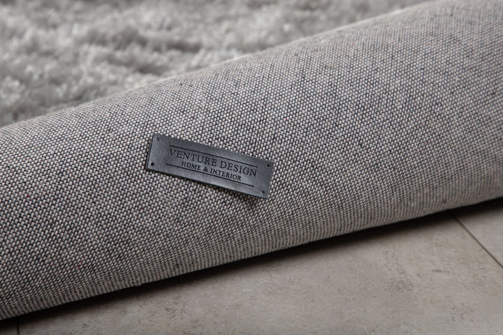 Natta Rund Matta Grå