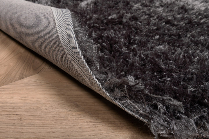 Natta Rund Matta Mörkgrå