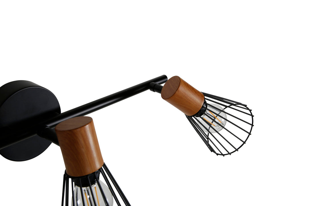 Atticus Vägglampa Svart