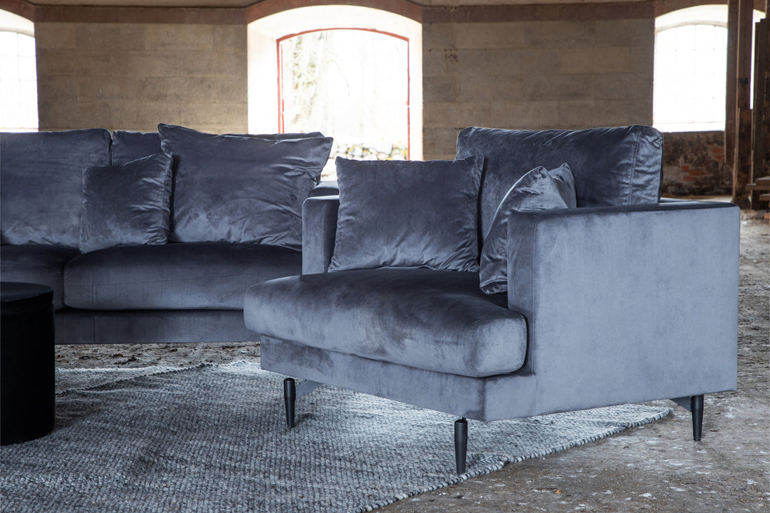 Sofia Fåtölj Mörkgrå