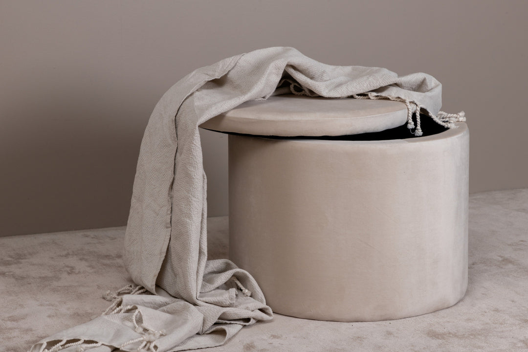 Dunken Sittpuff Beige