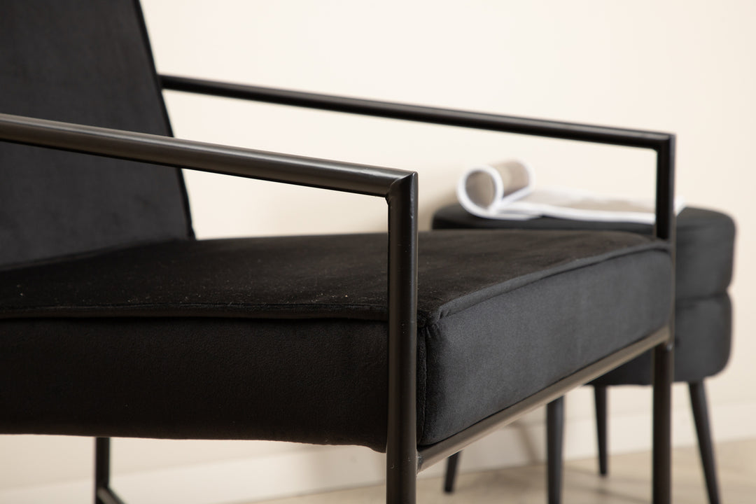 Rakel Fåtölj Svart