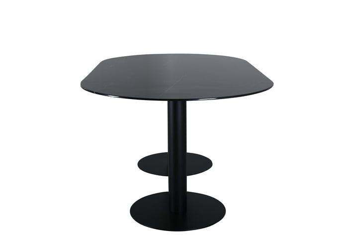 Pillan Ovalt Matbord Svart