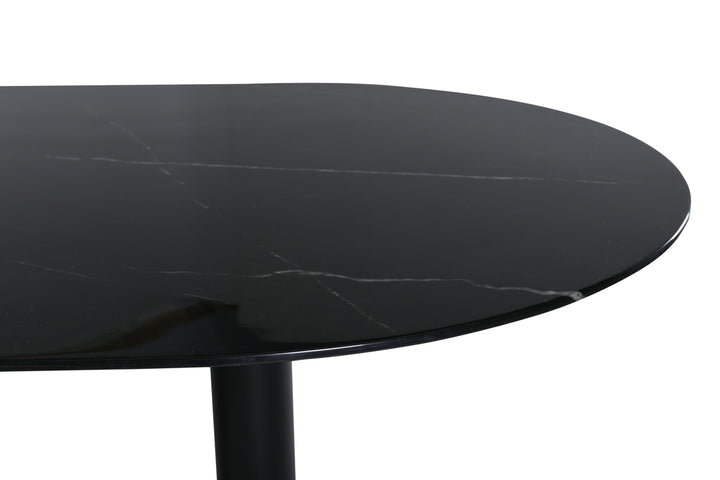 Pillan Ovalt Matbord Svart