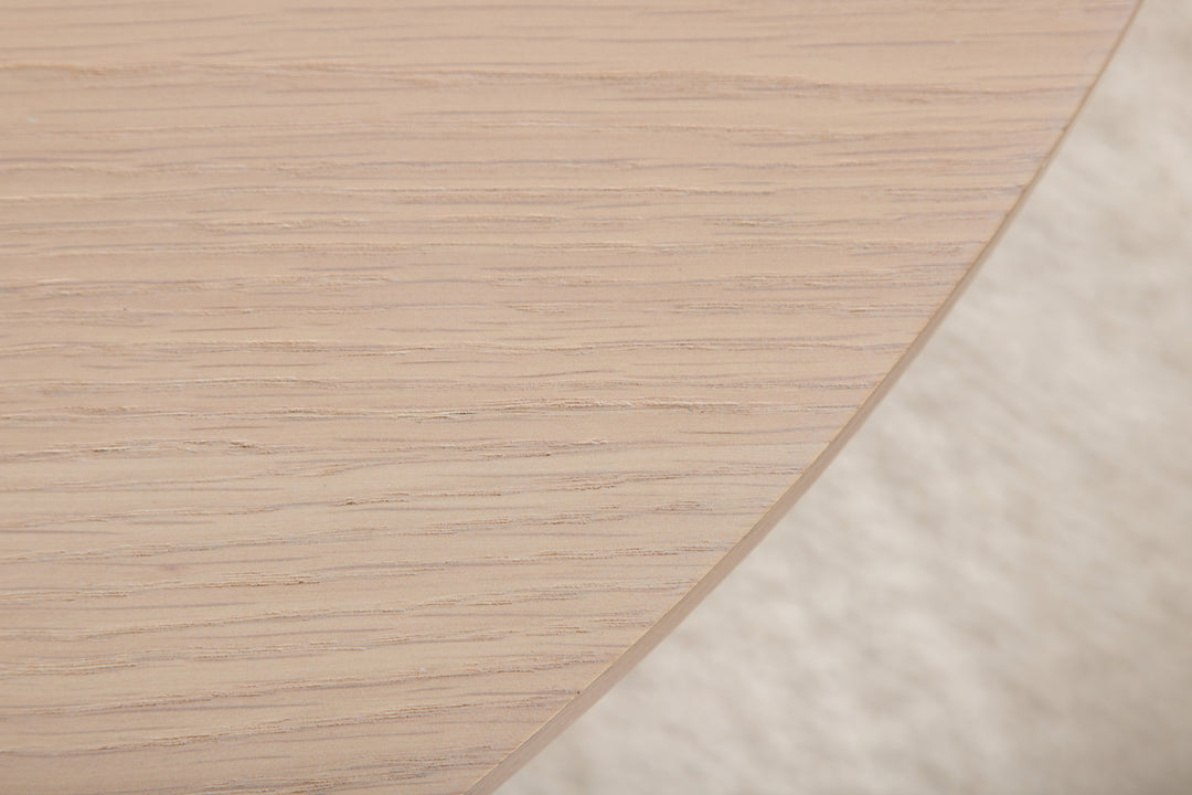 Bianca Ovalt Matbord Vitputsad