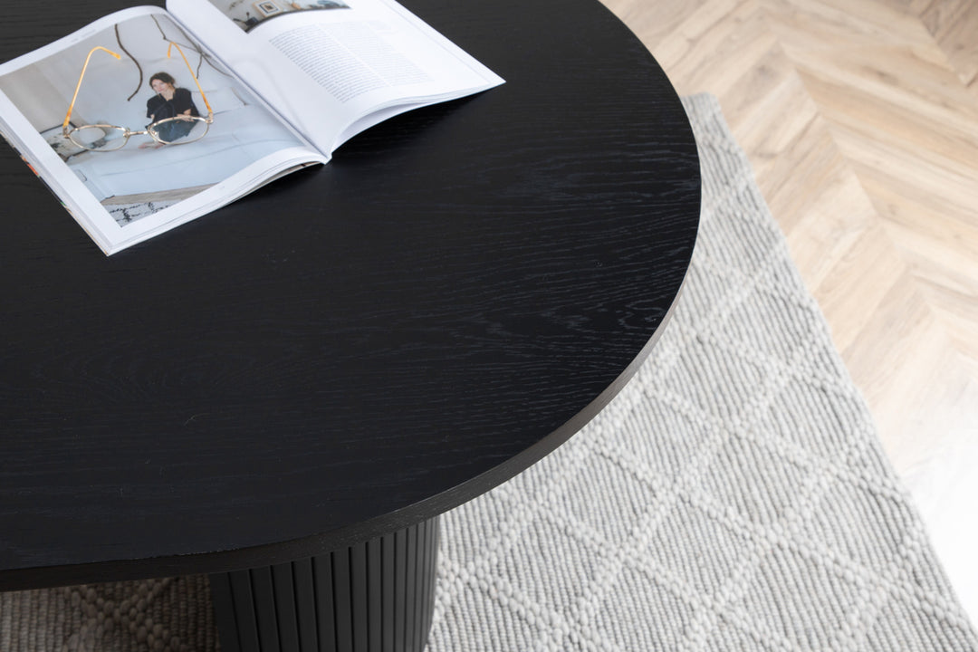 Bianca Ovalt Matbord Svart