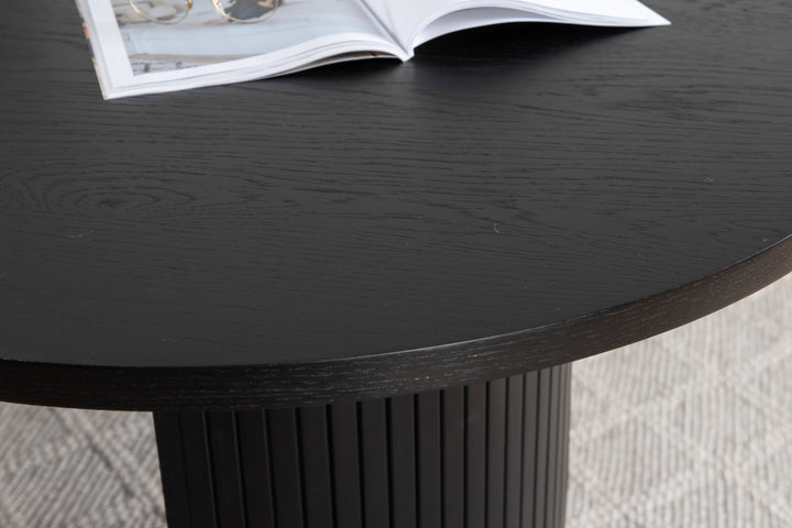 Bianca Ovalt Matbord Svart