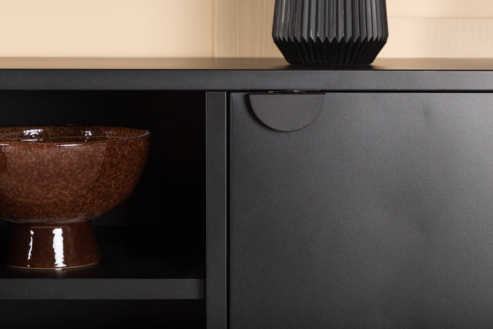 Piring TV-bänk Svart