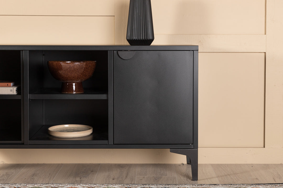 Piring TV-bänk Svart