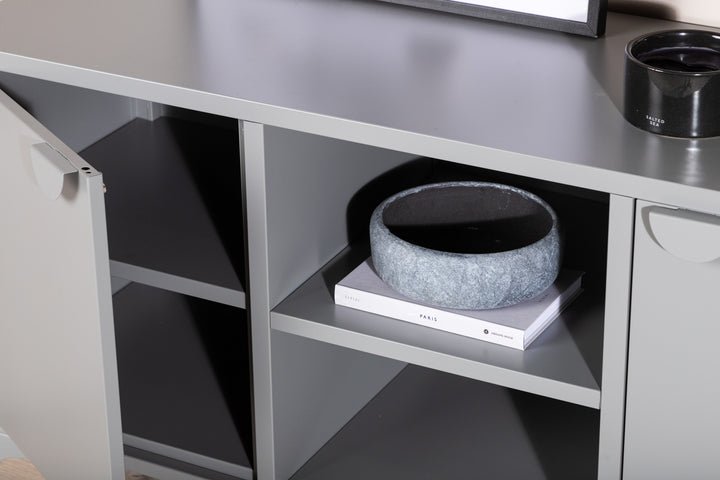 Piring TV-bänk Ljusgrå