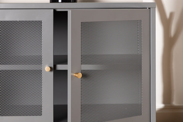 Malla Skåp Ljusgrå