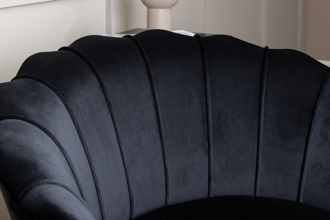 Calais Fåtölj Svart