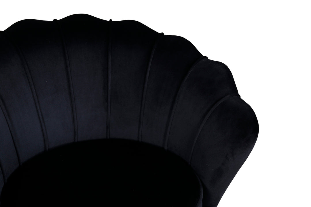 Calais Fåtölj Svart