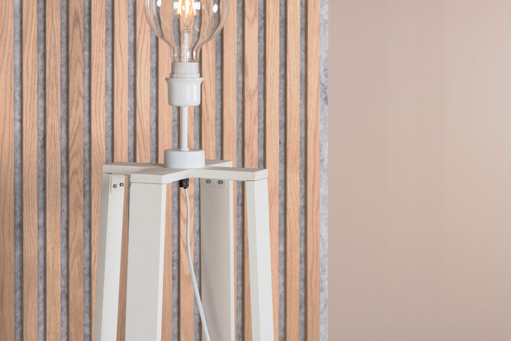 Avspark Golvlampa Vit