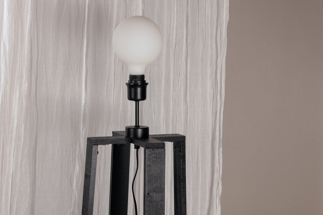 Avspark Golvlampa Svart