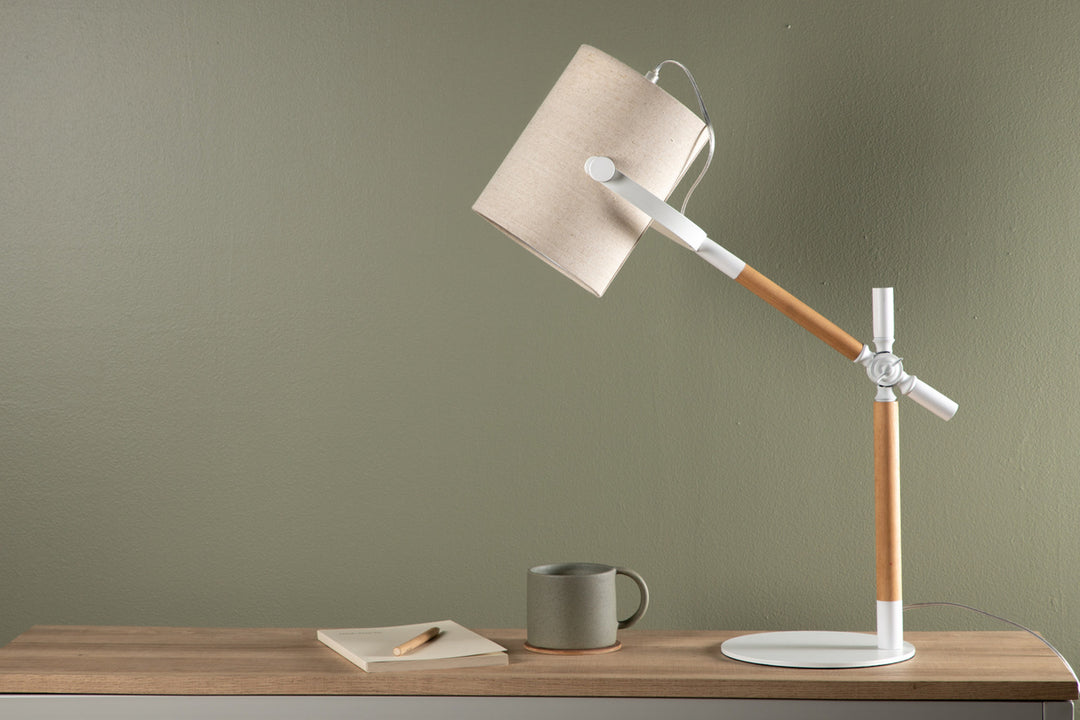 Dennis Bordslampa Beige