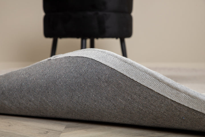 Teddy Rund Matta Grå