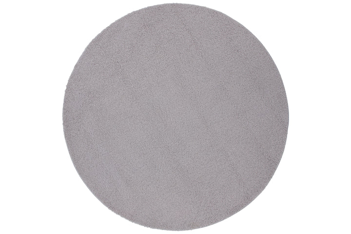 Teddy Rund Matta Grå