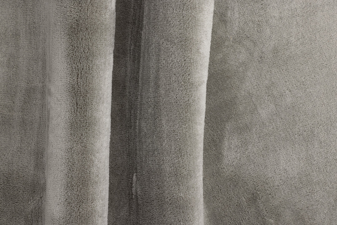 Blanca Rund Matta Ljusgrå