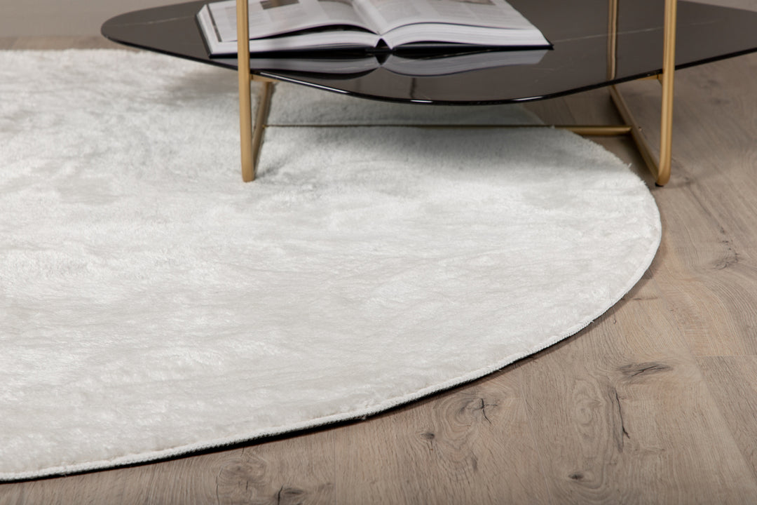 Blanca Rund Matta Vit