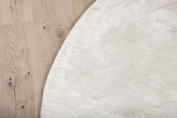 Blanca Rund Matta Vit