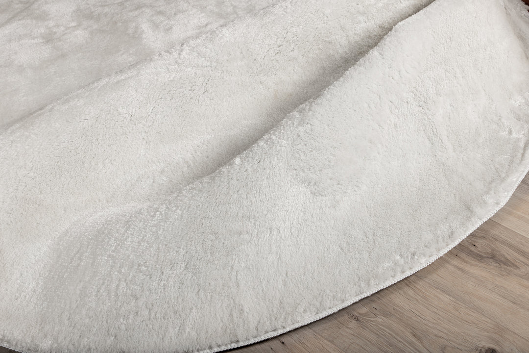 Blanca Rund Matta Vit