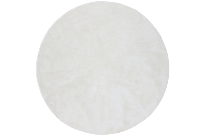 Blanca Rund Matta Vit