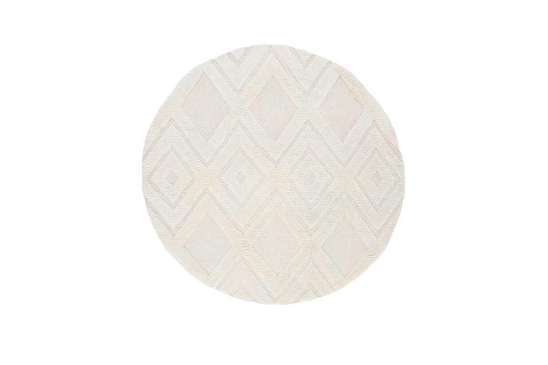 Dahlia Rund Matta Vit